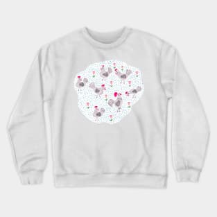 Rainy Day Chickens Crewneck Sweatshirt